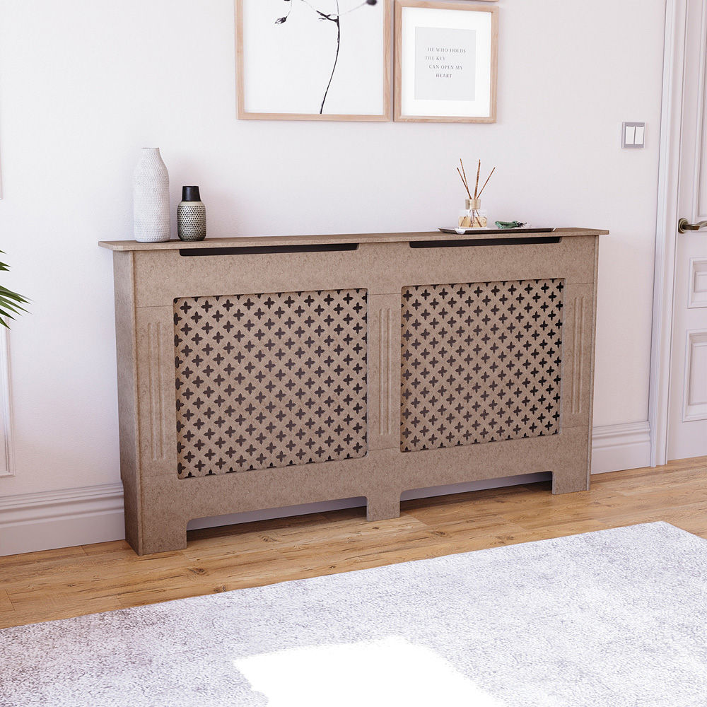 Vida Designs Oxford Unfinished Radiator Cover Large Image 2