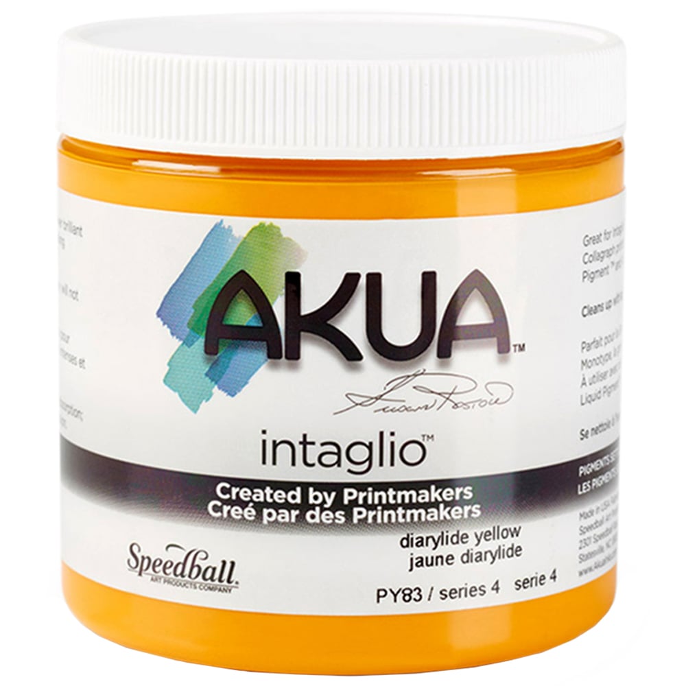 Speedball Akua Intaglio Diarylide Water Based Printing Ink 236ml Image