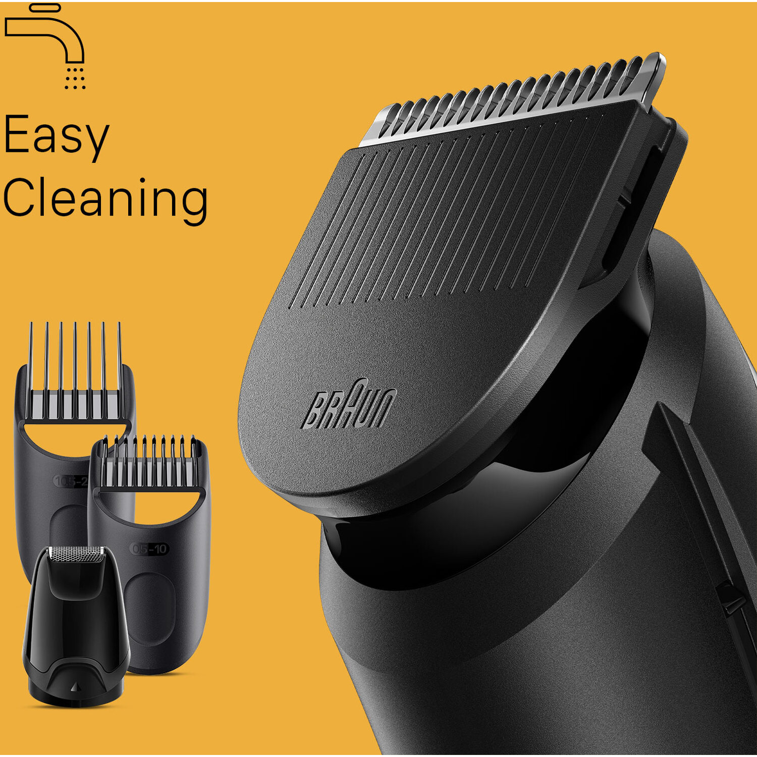 Braun Series 3 Beard Trimmer Dark Grey Image 5