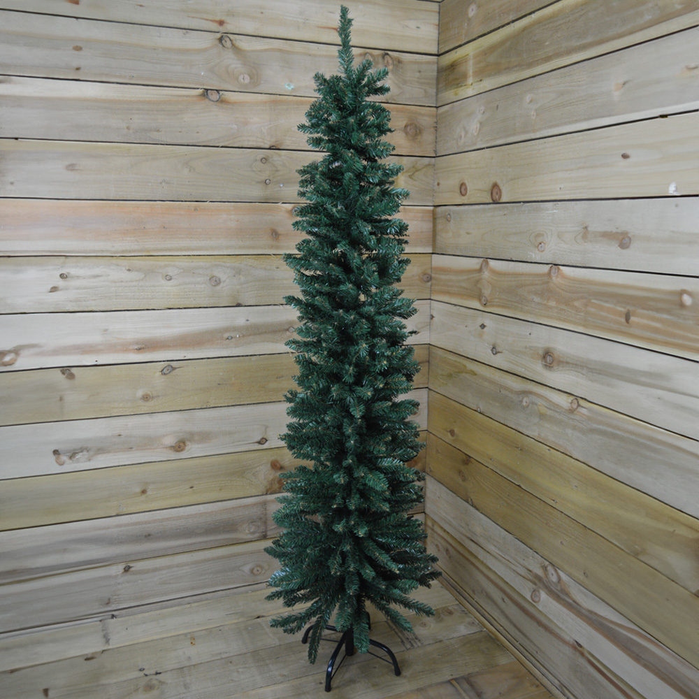 Premier Green Pencil Artificial Christmas Tree 7.2ft Image 2