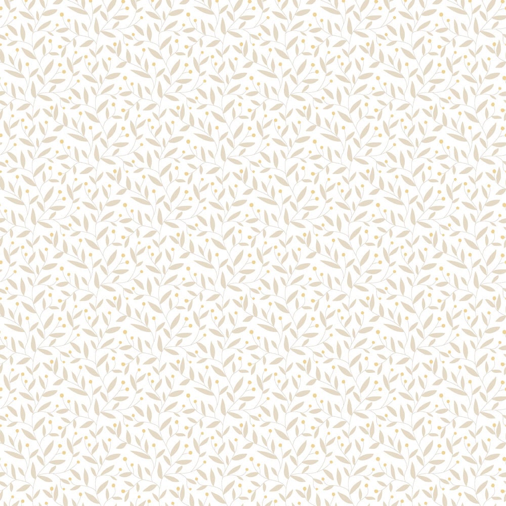 Hoopla Walls Purity Dotty Vine Grey Wallpaper Image 1