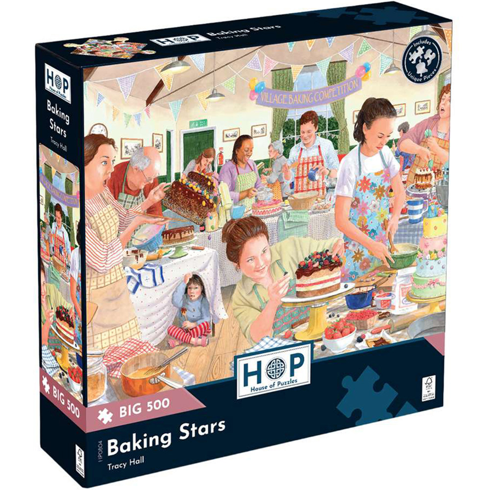 The House of Puzzles Baking Stars 500 Piece Big Jigsaw Puzzle Image 2