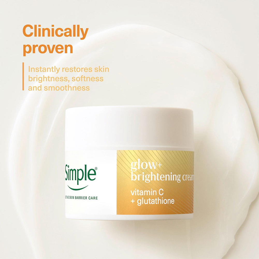 Simple Glow+ Radiance Boosting Hydrating Facial Moisturiser Cream 50ml 6 Pack Image 6
