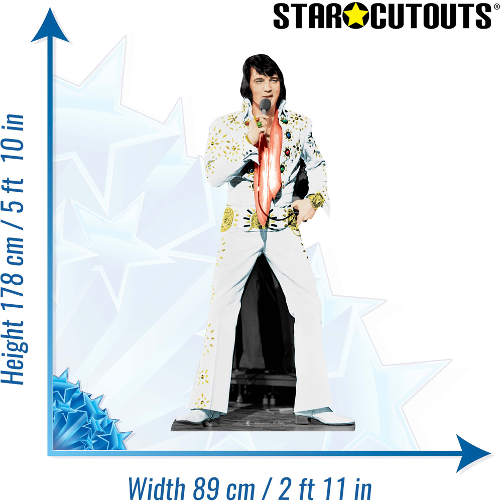 Star Cutouts Elvis Vegas Cardboard Cutout 5.10ft Image 4