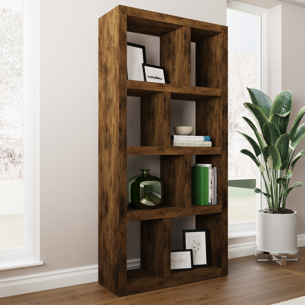 GFW Jakarta Multi Shelf Mango Yellow Tall Open Bookshelf Image 6