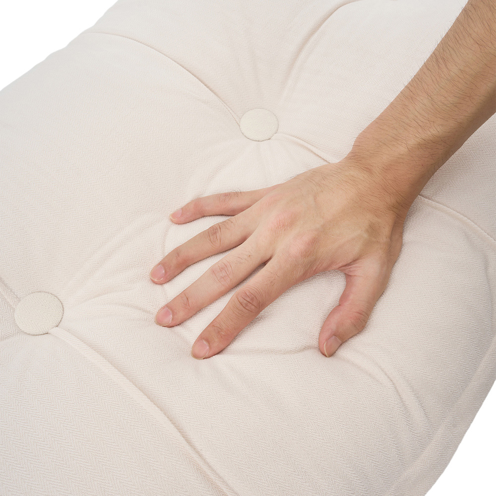 Living and Home Beige Chenille Headboard Pillow 60 x 150cm Image 5