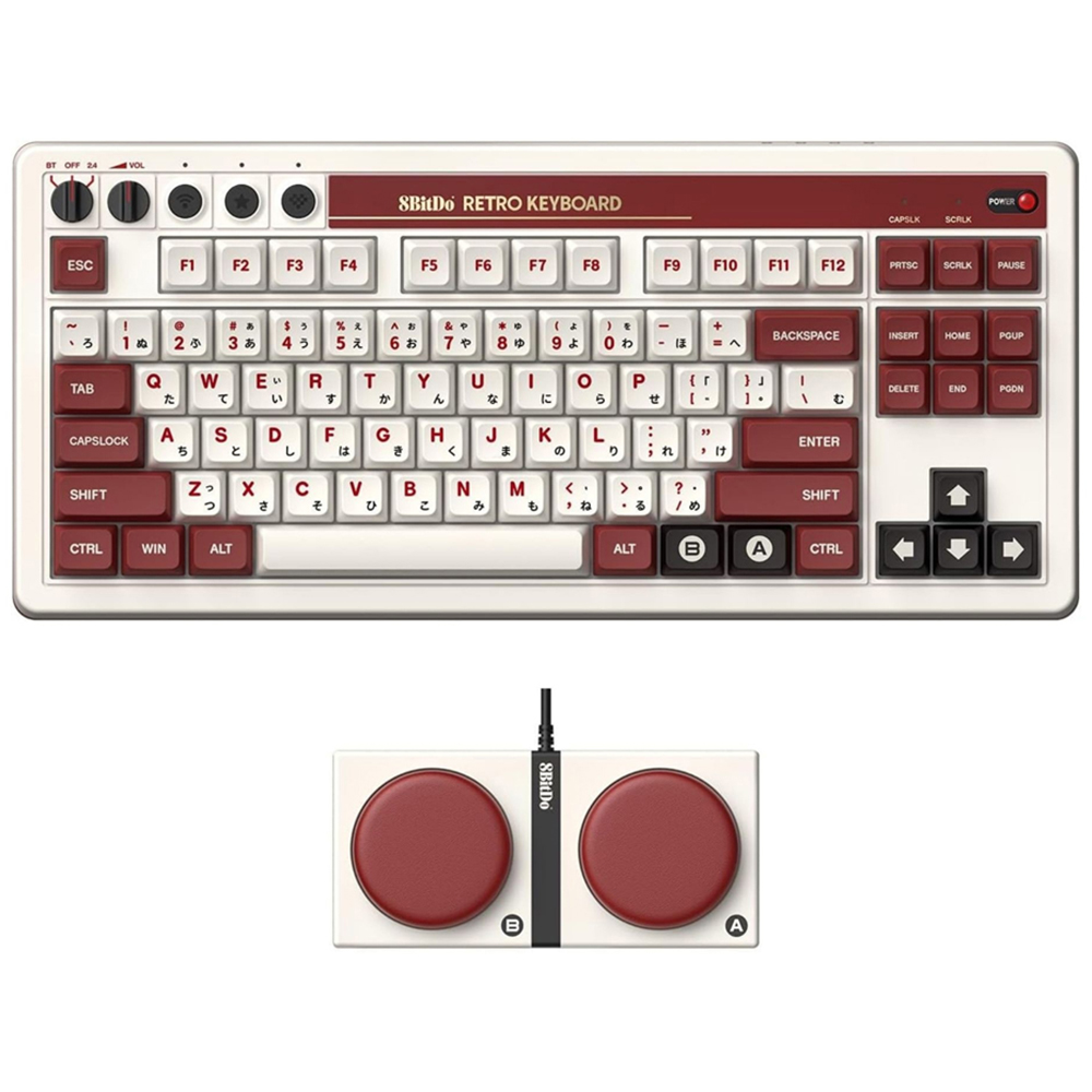 8BitDo Retro 108 Fami Edition Mechanical Keyboard Image 5