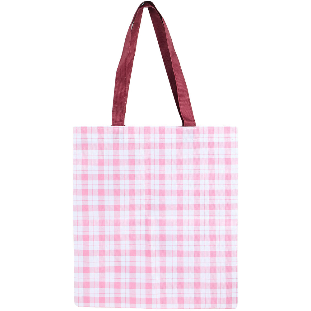 Cherry Check Tote Bag Image 5