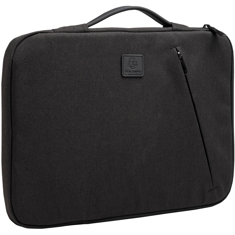Exacompta Black 15-16 inch Padded Laptop Sleeve Image 1