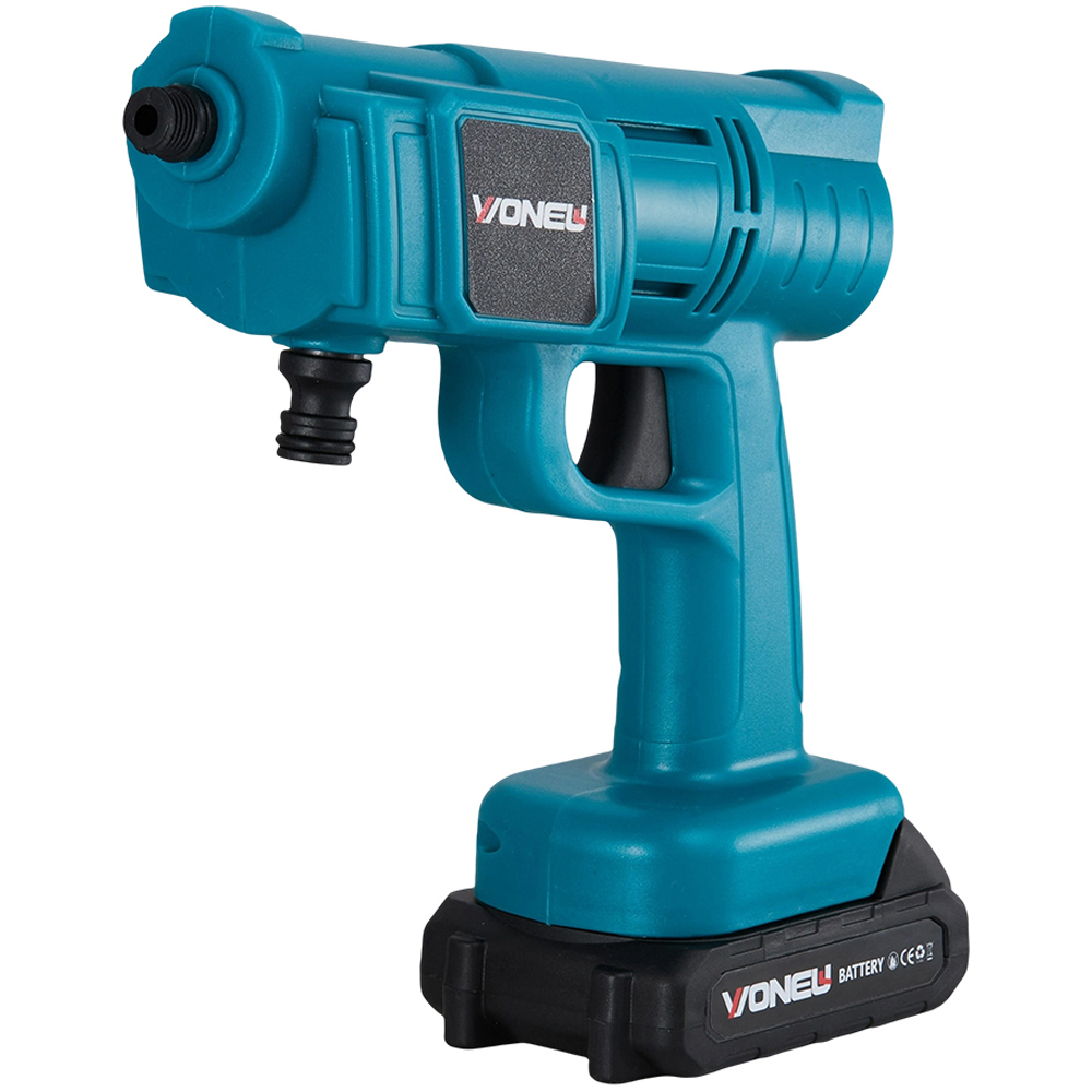 Living and Home GT200026 260W Blue Cordless Handheld Pressure Washer with 2 Batteries and 5m Hose Image 3