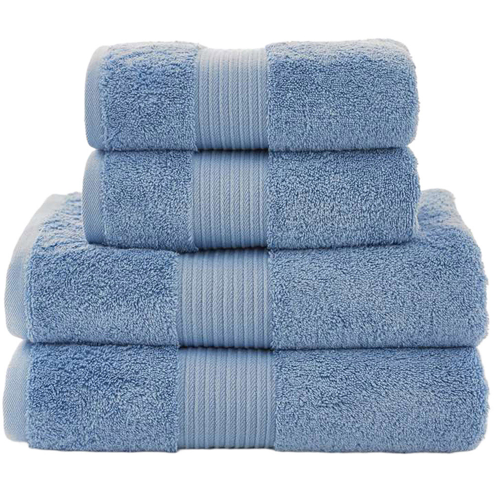 Deyongs Bliss Pima Cobalt Bath Sheet Image 1