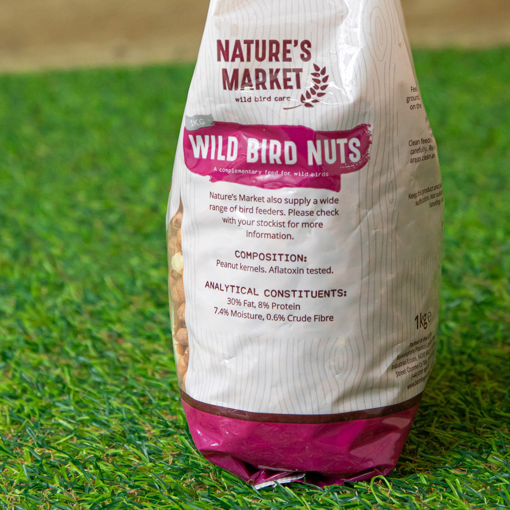 Samuel Alexander Wild Bird Whole Nuts Feed Bag 1kg Image 5