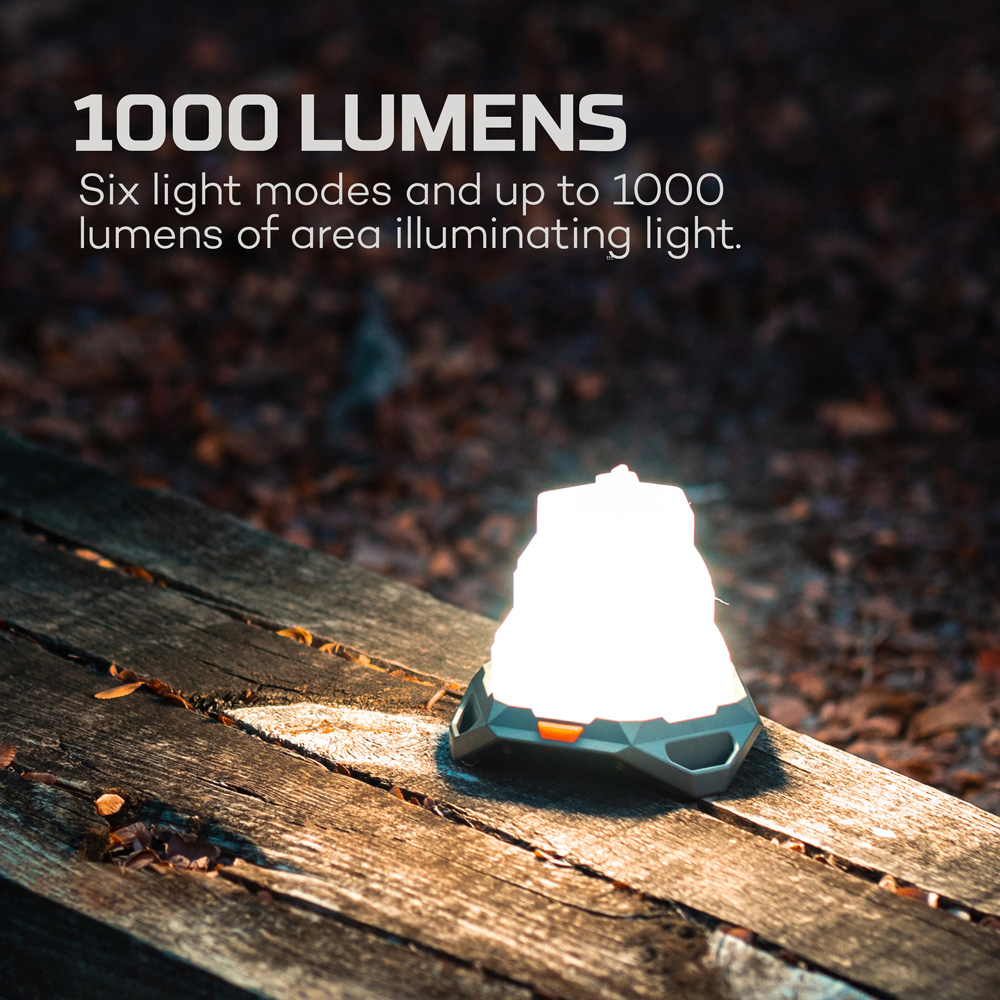 Nebo Galileo Air 1000 2-in-1 1000 Lumens Rechargeable Collapsible Lantern with Built-In Power Bank Image 4