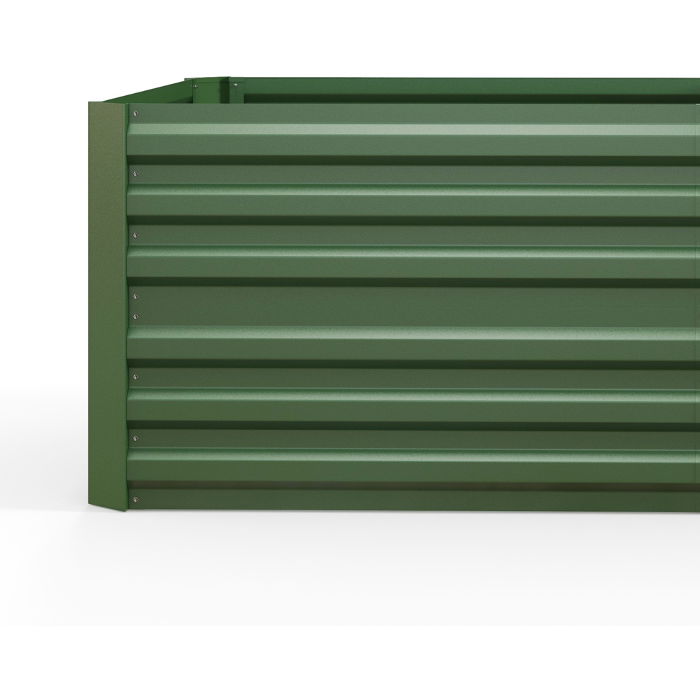 Outsunny Green Galvanised Steel Raised Garden Bed with Reinforced Rods 59 x 90 x 180cm Image 4