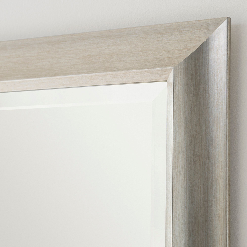Yearn Silvery Champagne Bevelled Mirror 72 x 57cm Image 3