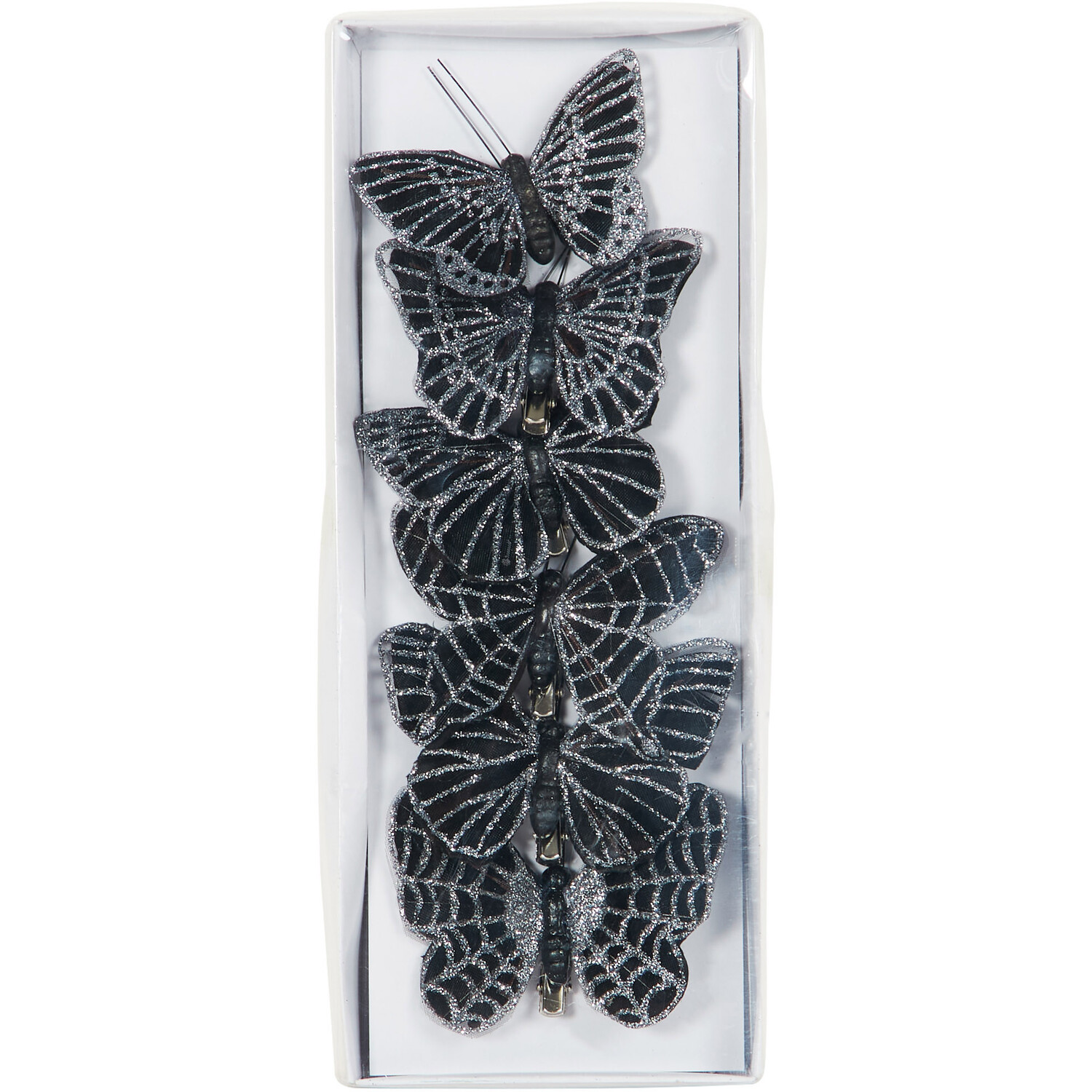 Pack of 6 Halloween Butterfly Clips Image 2
