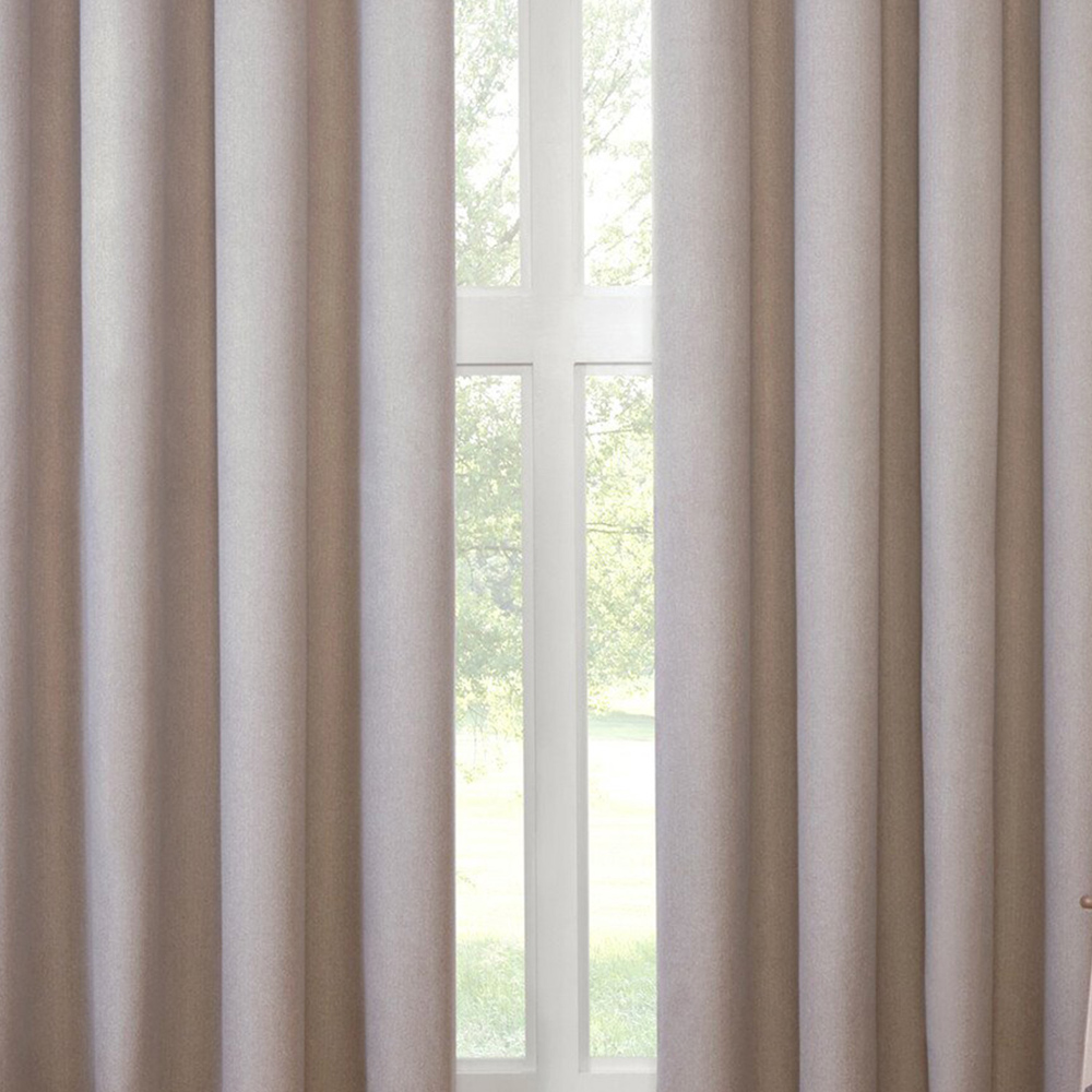 Linden Washable Blackout CurtainStone137cm168cm Image 4