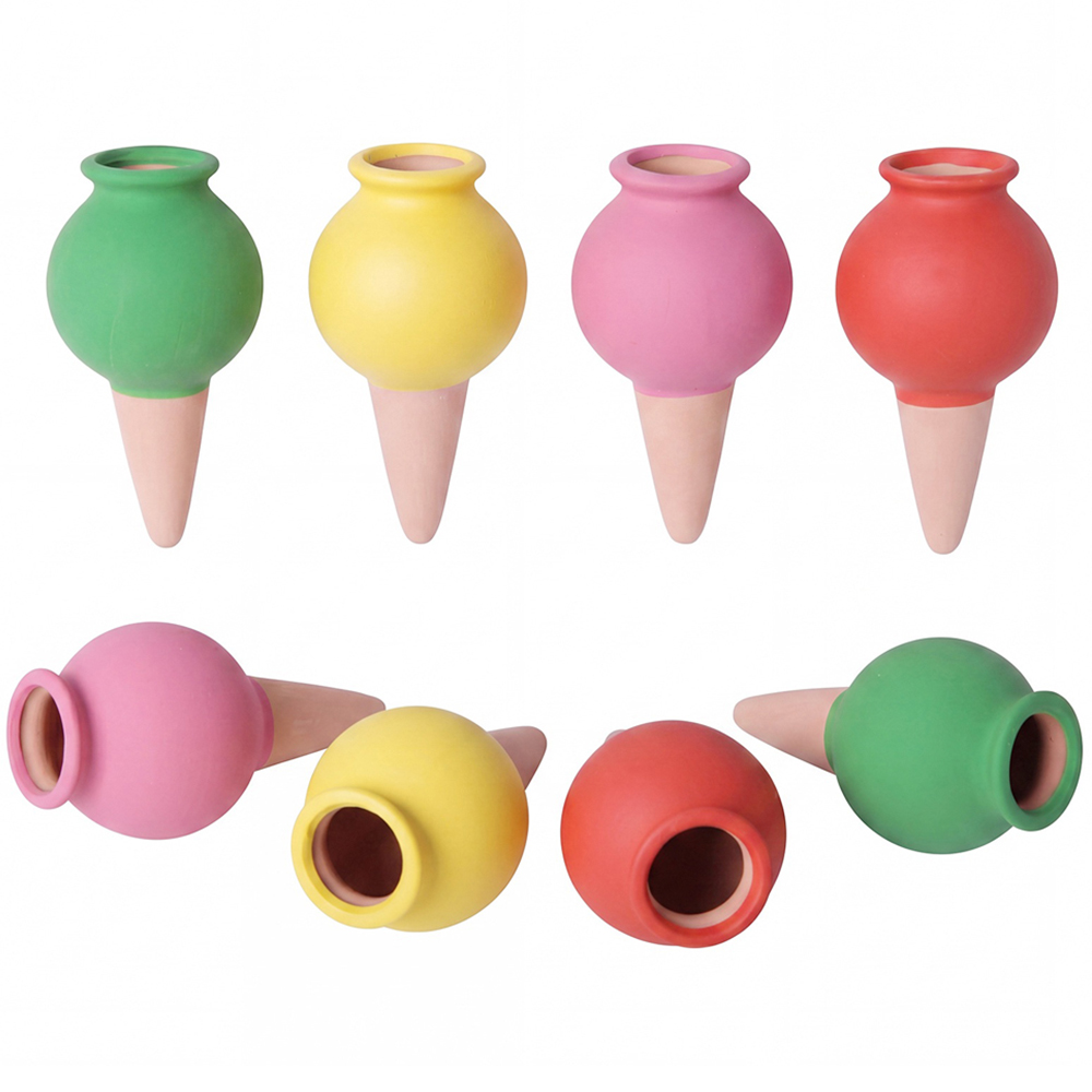 TOQUE Terracotta Self-Watering Plant Spike 8 Pack Image 1