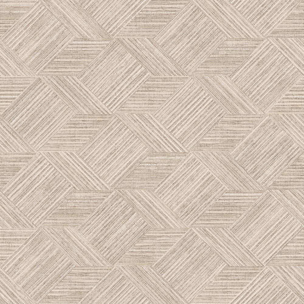 Galerie Evergreen Geometric Taupe Wallpaper Image 1