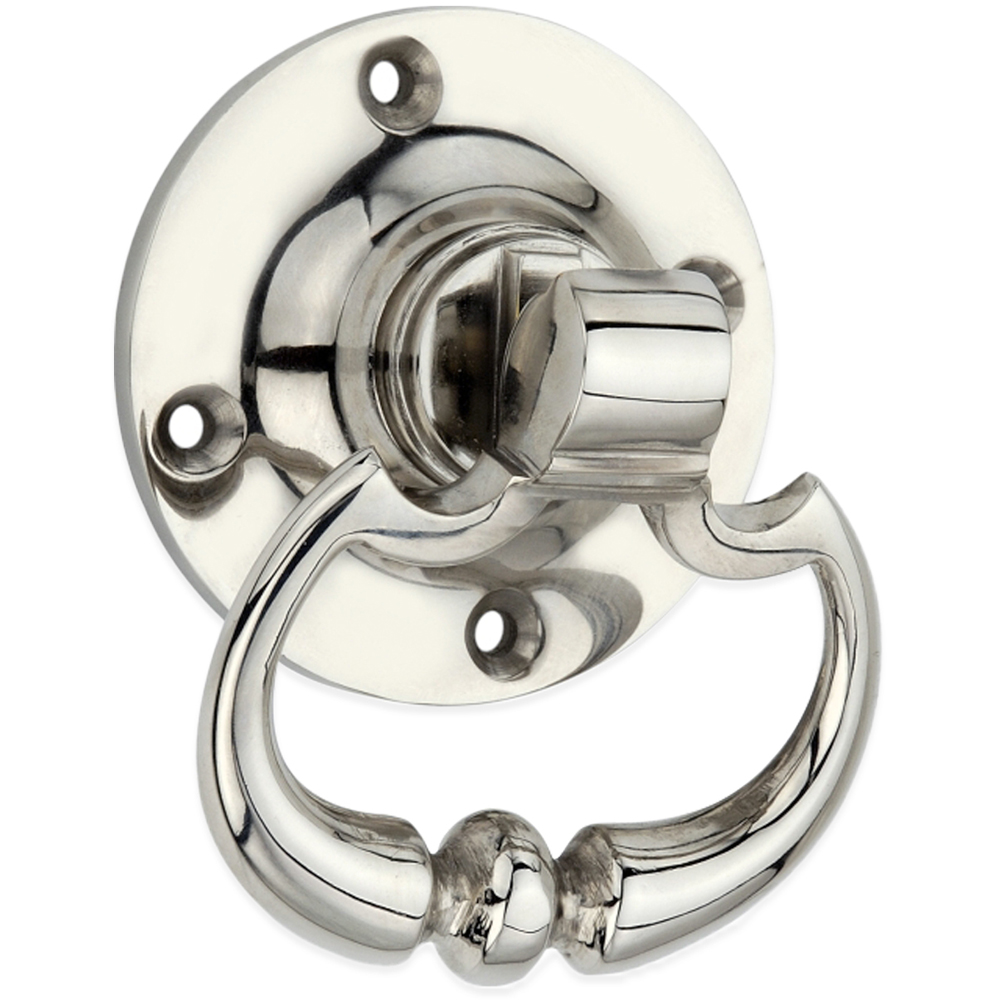 Spira Brass Polished Nickel Dutch Drop Mortice Handle 2 Pack Image 3