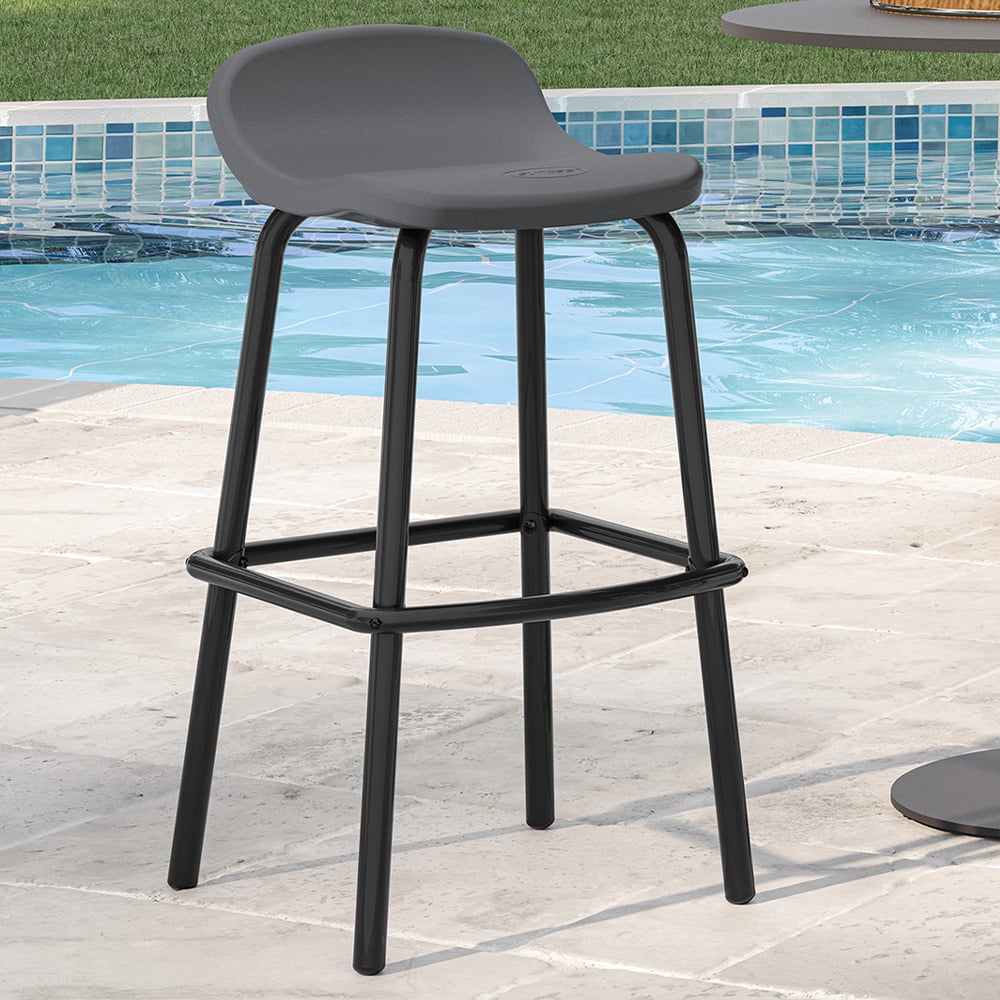 Suncast Outdoor Bar Stool Set of 2 Image 1