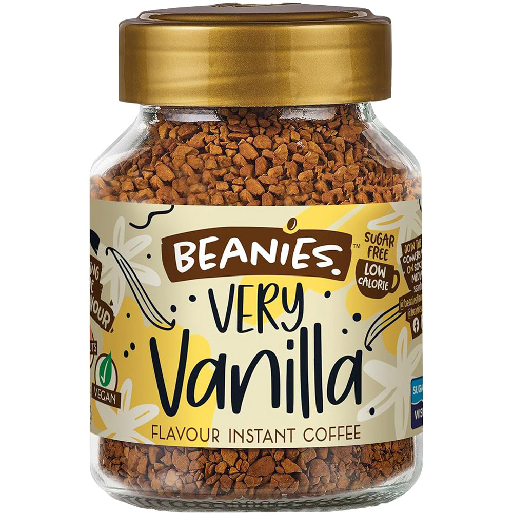 Beanies Very Vanilla Instant Coffee 52g Image
