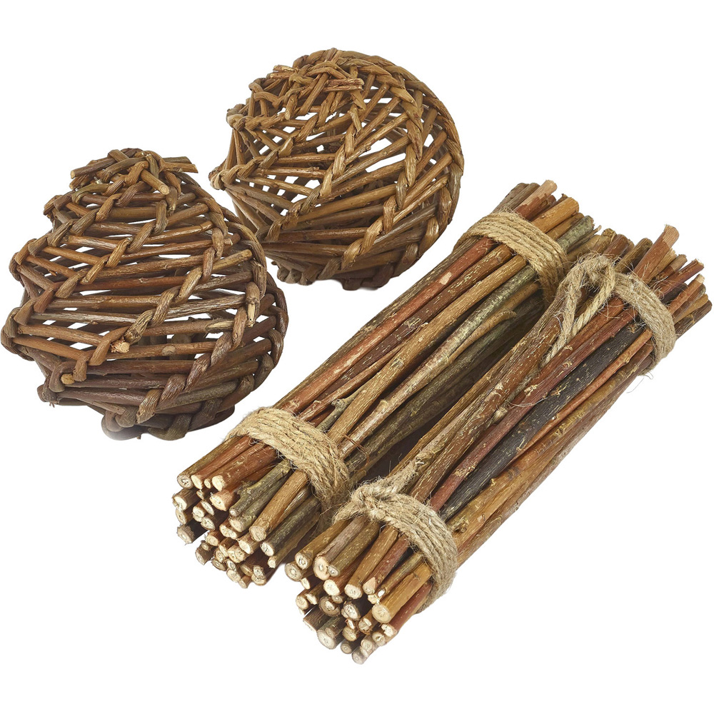4 Piece Naturals Willow Value Pack Brown Image 4