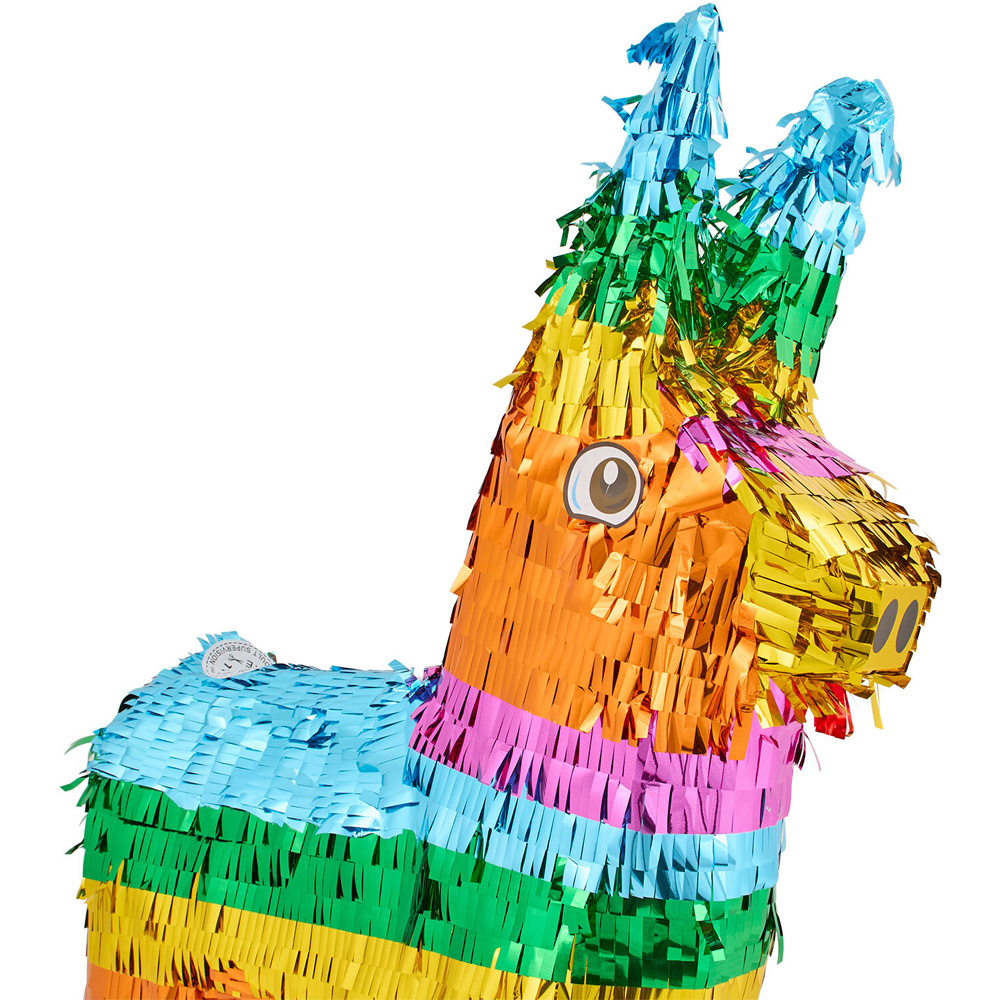 Foiled Rainbow Donkey Pinata Image 5
