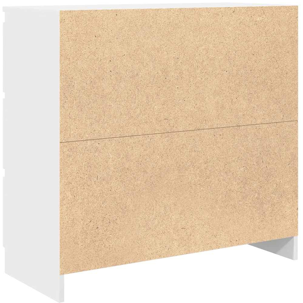 vidaXL 3 Drawer White Sideboard Image 7