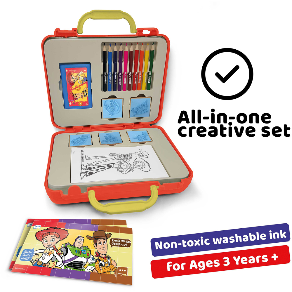 Multiprint Disney Pixar Toy Story 5 Kids Travel Colouring and Stamp Set Image 3
