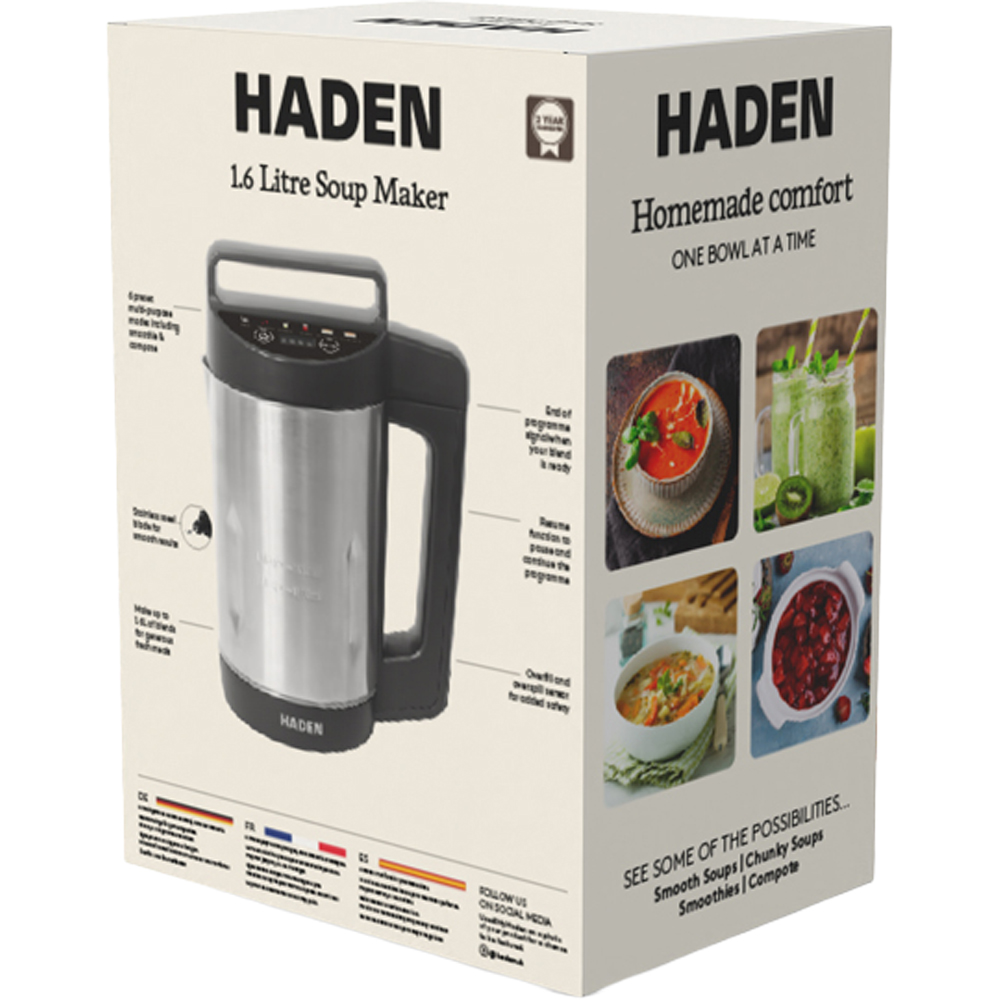 Haden 215383 Black 1.6L Digital Soup Maker Image 7