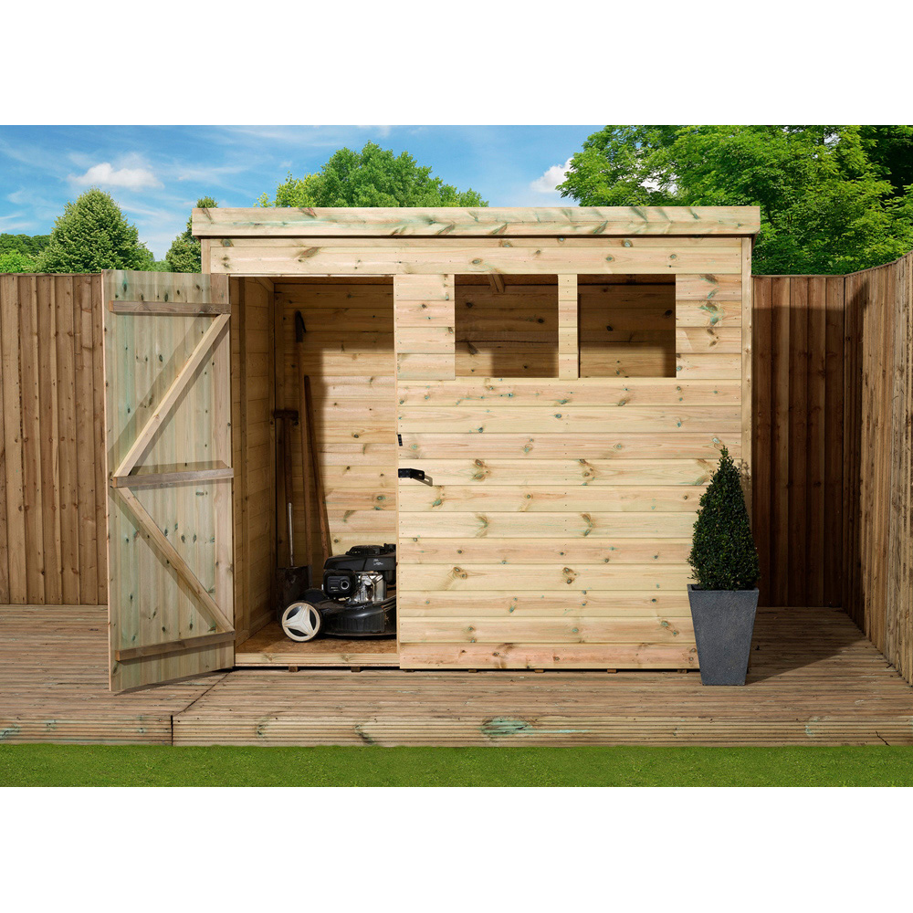 Empire Sheds 1500 8 x 7ft Tongue and Groove Pent Garden Shed Image 4