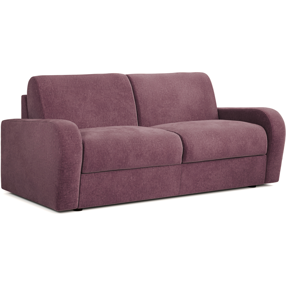 Jay-Be Deco 3 Seater Cosy Chenille Mauve Sofa Bed with e-Sprung Mattress Image 2