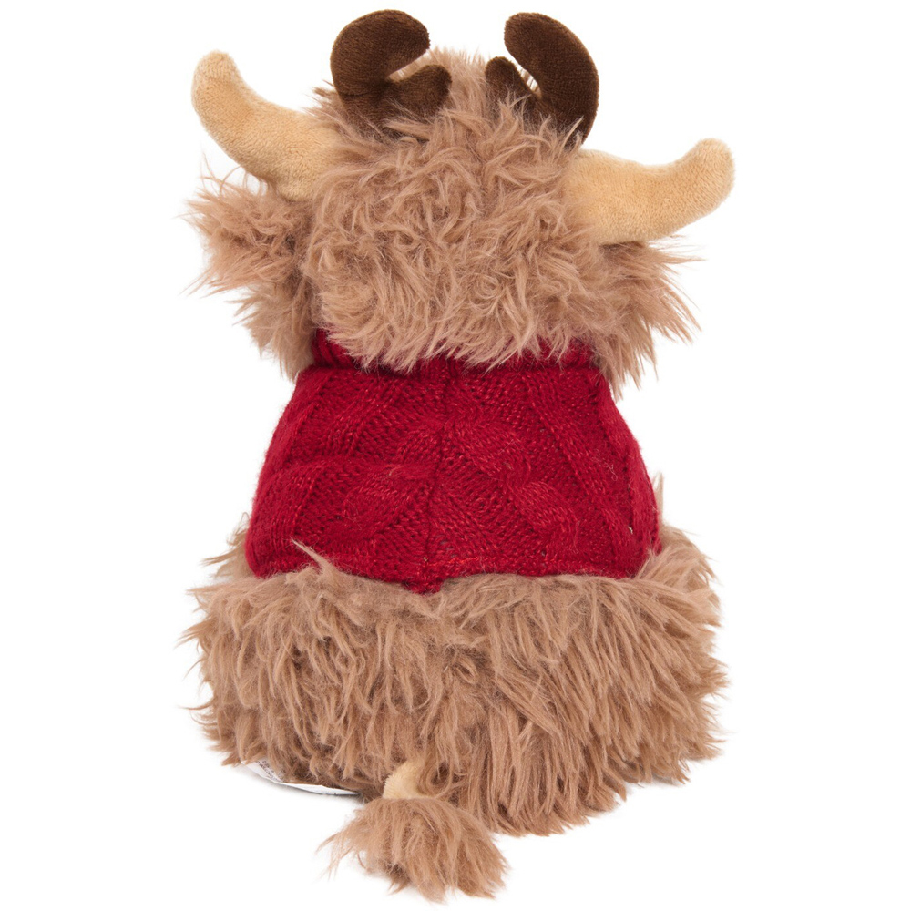 Festive Highland Cow Shaped Doorstop Image 5