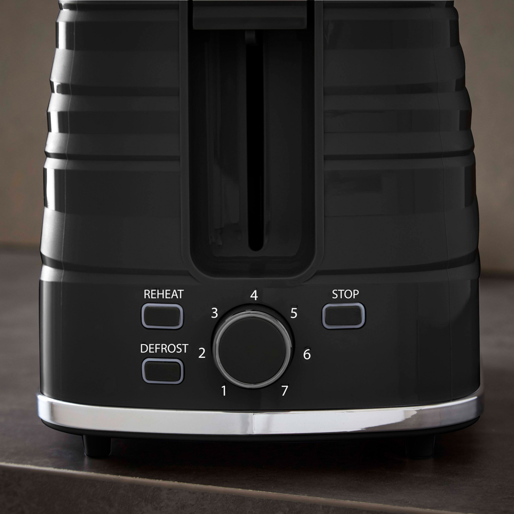 Swan Symphony EEJB245 Black 2 Slice Toaster with 1.7L Kettle Set Image 6