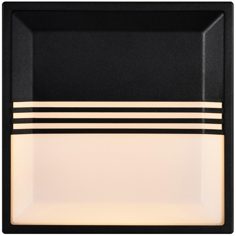 Nordlux Oliver Black Square Outdoor Wall Light with Replaceable Covers Image 6