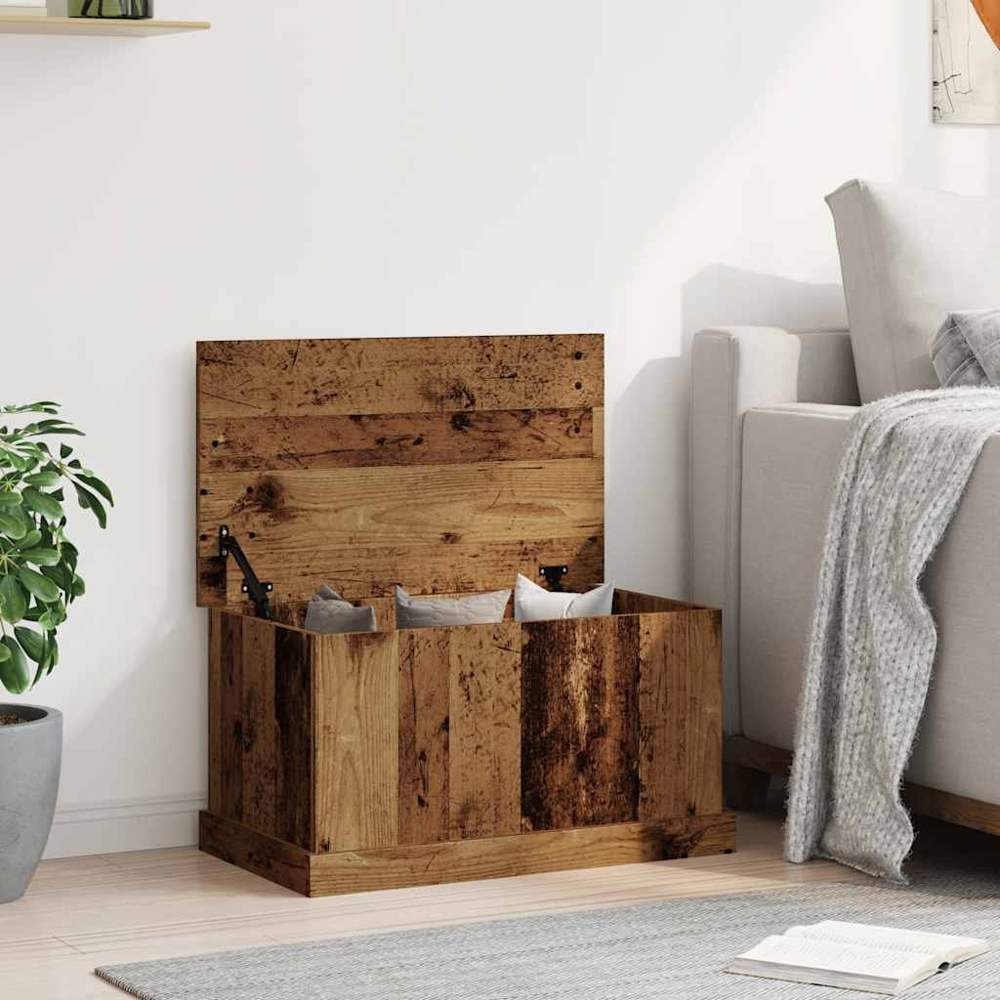 vidaXL Old Wood Storage Box Image 9