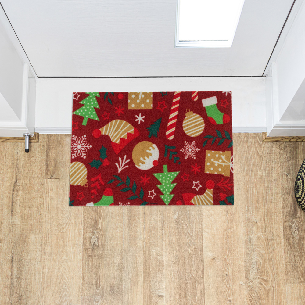 JVL Candy Lane Entrance Doormat 40 x 57cm Image 2