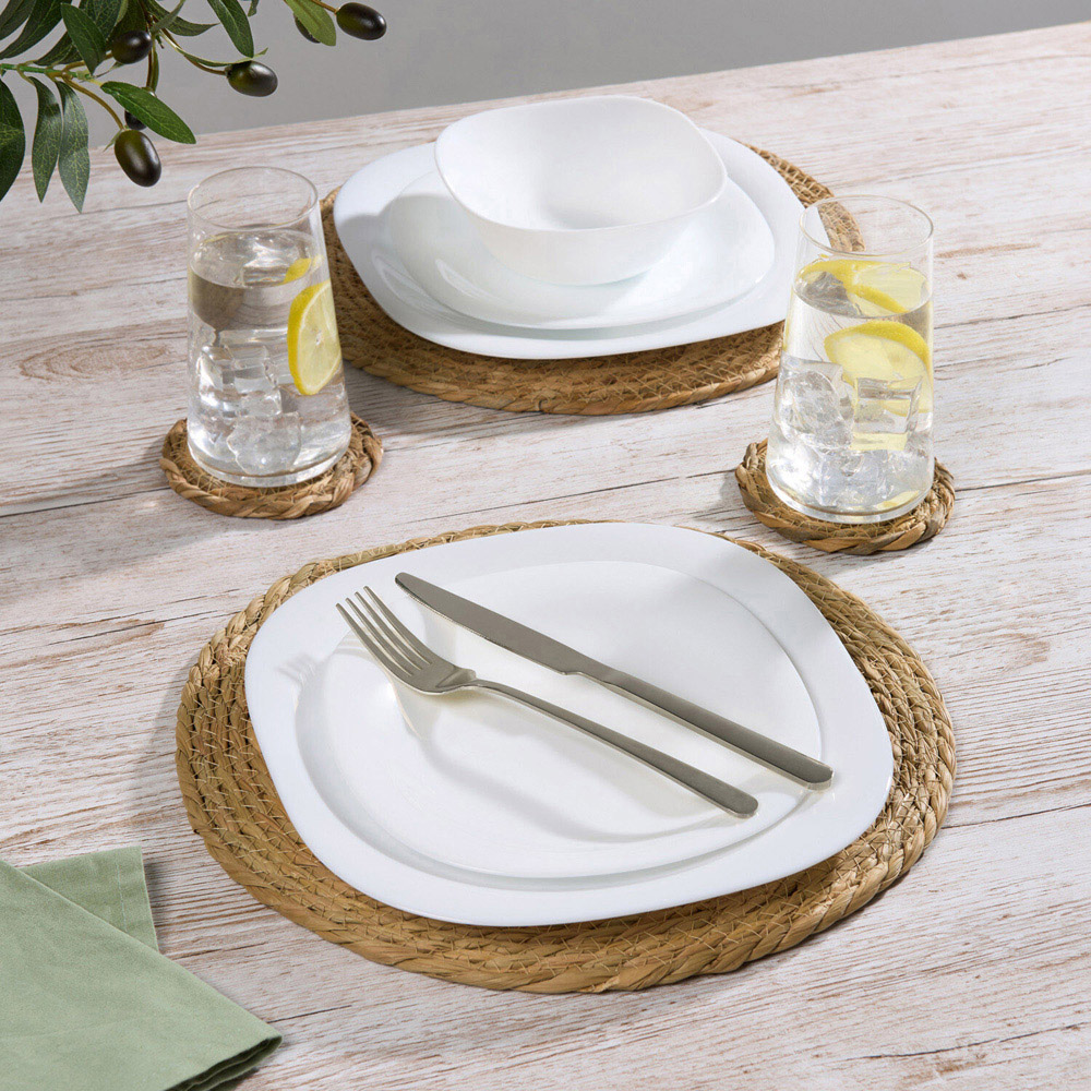 Plaza 12 Piece Dinner Set White Image 2