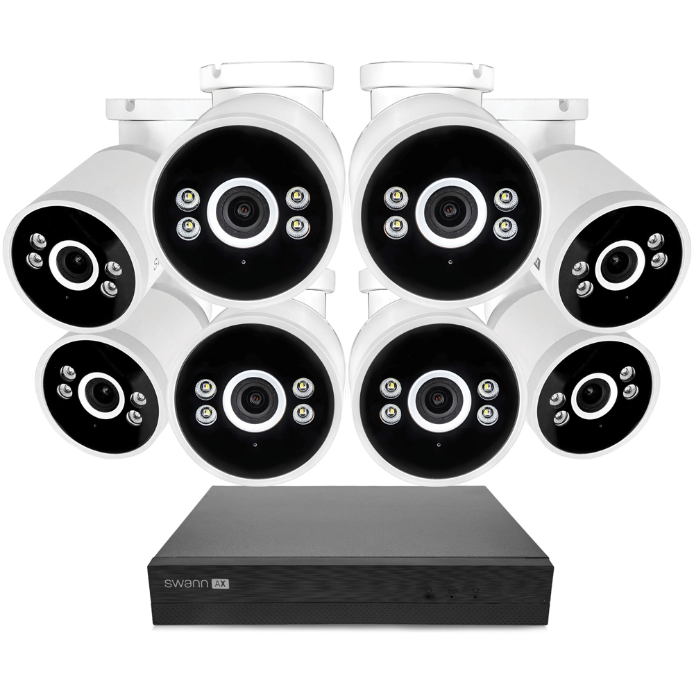 Swann AdvancedX Wired NVR CCTV 4K Bullet Camera Kit with 2TB HDD Storage Image 4