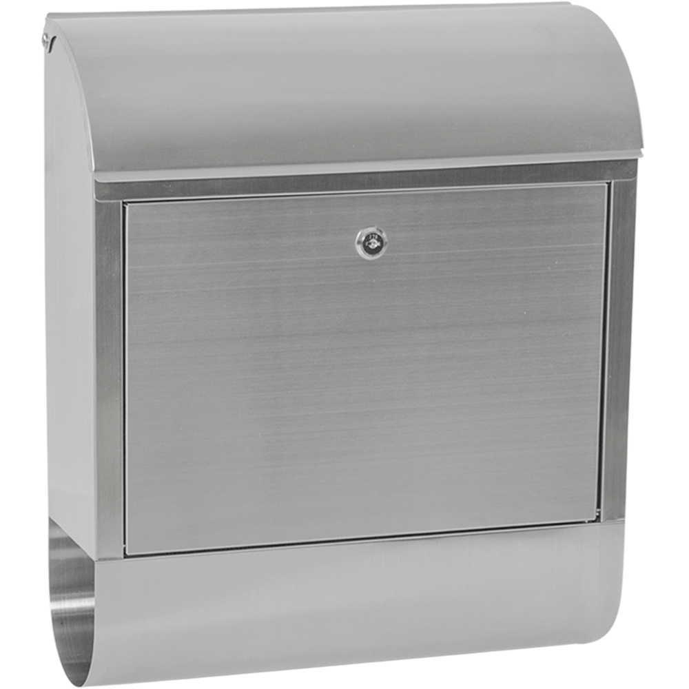 tectake Lockable Wall Mounted Post Box Image 1
