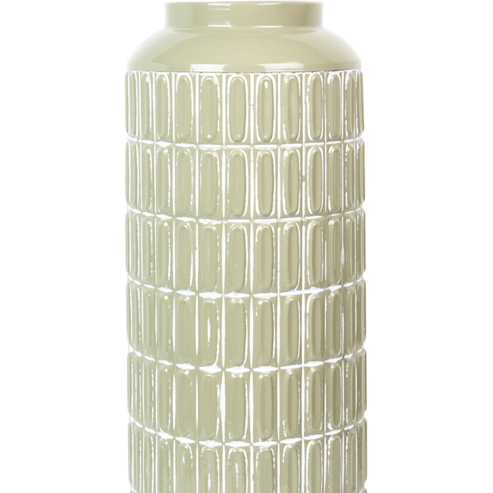 Maja Tall Metal Vase Sage Image 4