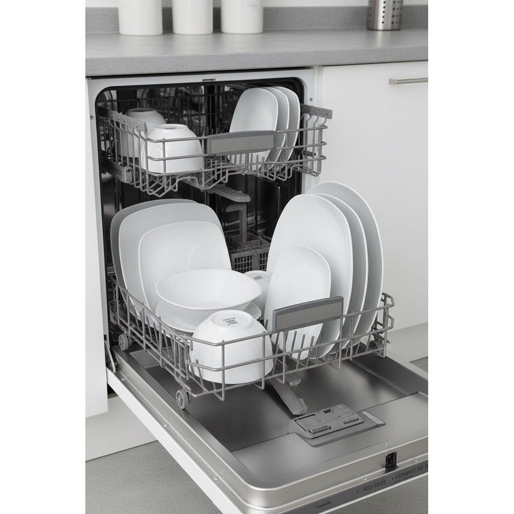 Waterside Everyday Square White 12 Piece Dinner Set Image 6