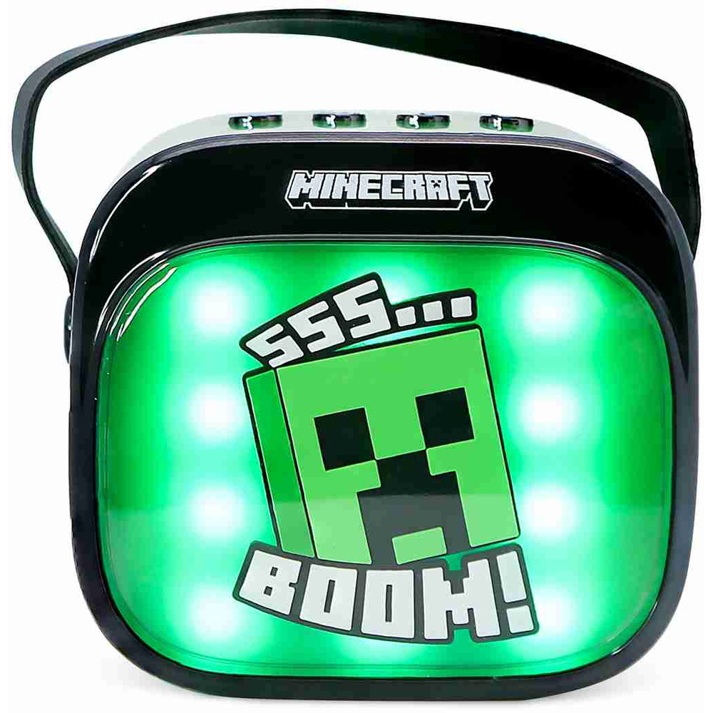 OTL Minecraft PopSing LED Light-Up Wireless Karaoke Speaker and Microphone Image 4