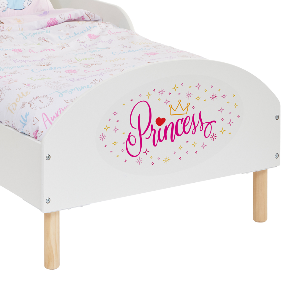 Liberty House Toys Single Toddler White Princess Bed Image 3