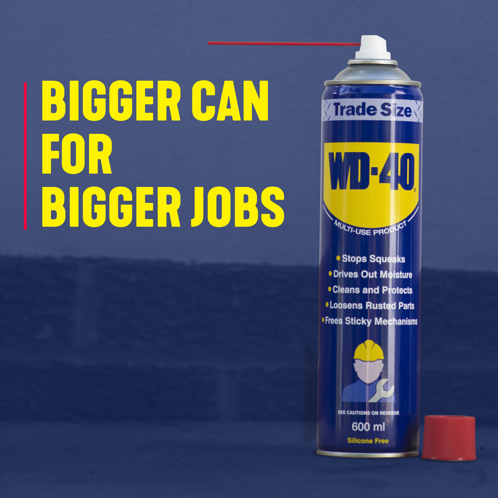 WD-40 Original Multi-Use Lubricant Spray 600ml 2 Pack Image 6