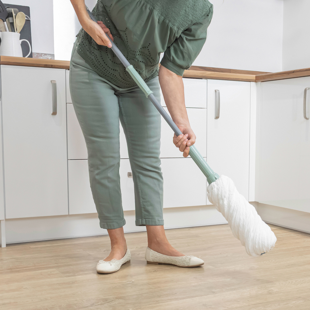 JVL Cleaning Grey Easy Twist Mop Image 6