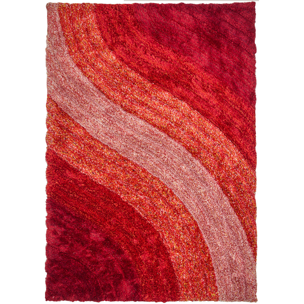 DS Living Lena Red Ultra Plush Rug 160 x 230cm Image 1