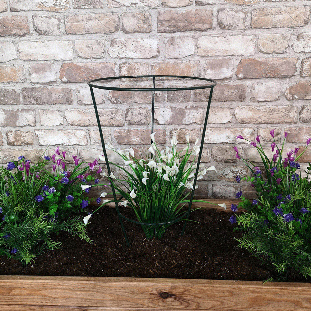 Tom Chambers Urban Green Medium Conical Garden Plant Support Ring 30cm Image 6