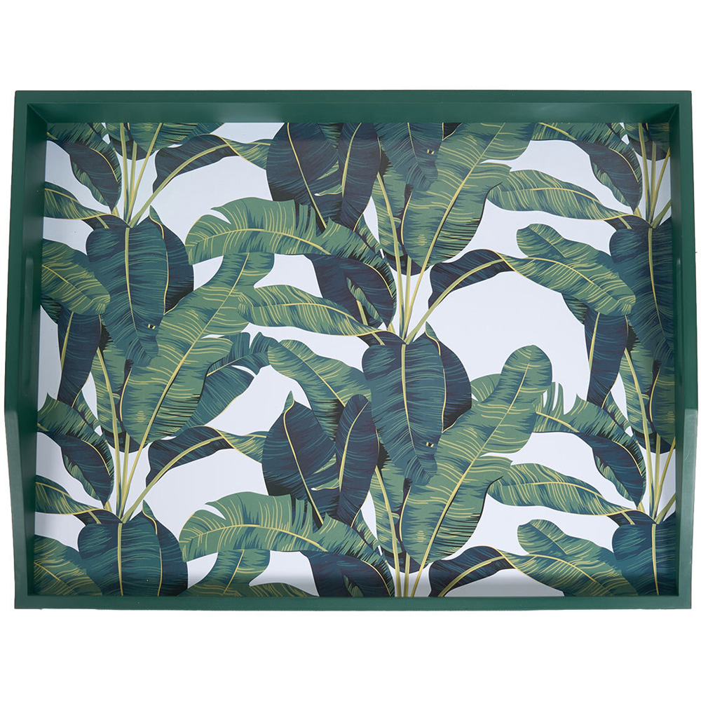 Premium Leaf Lap Tray Green Image 2